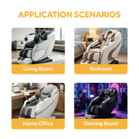 Fauteuil de massage Shiatsu 4D zéro gravité personnalisé pour le corps entier avec SPA pour les pieds, idéal pour le bureau – Vente en gros d'usine, modèle de luxe