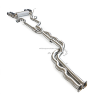 Hoch leistungs schall dämpfer für BMW M3 M4 F80 F82 F83 S55 3.0T 2014-2019 mit ventil gesteuertem Cat Back Auspuffrohr