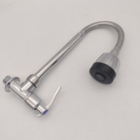 Robinet d'évier de cuisine pivotant en ABS avec valve en céramique et fonction magnétique pour l'exportation au Brésil et en Asie du Sud-Est, robinet mural monofroid