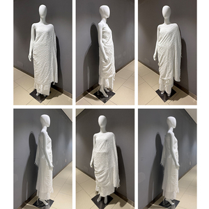 Meilleure vente <span class=keywords><strong>Ihram</strong></span> avec pur coton fabriqué 2 pièces de qualité supérieure <span class=keywords><strong>Ihram</strong></span> pour le Hajj et la Omra serviette à vendre Ihrams respirants - Product Image 3