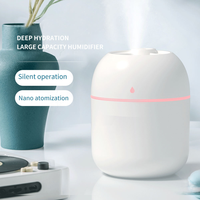 Mini humidificateur d'air USB pour voiture avec diffuseur d'huiles essentielles, aromathérapie anglaise, humidificateur ultrasonique < 36db 220ml YS