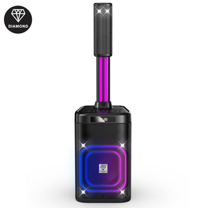 Altavoz de Línea Activa de 8 Pulgadas con Woofer, Diseño Profesional para KTV y Karaoke, Mini Altavoz con Luces LED RGB Intermitentes, Gran Venta 2026 - Product Image 2