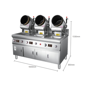 <span class=keywords><strong>Robot</strong></span> <span class=keywords><strong>Cuiseur</strong></span> de Luxe à Tambour Rotatif 110V pour <span class=keywords><strong>Cuisson</strong></span> au Gaz, en Acier Inoxydable SUS 304, avec Fonction Minuterie, pour <span class=keywords><strong>Riz</strong></span> Frit, Nouilles et Pâtes - Product Image 4