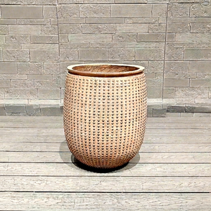 Maceta de Fibra de Arcilla Recubierta de Epoxi, Ligera y de Alta Resistencia, para Decoración de Interiores, Jardín, Hogar, Exposiciones al Aire Libre, Macetas para Flores - Product Image 1