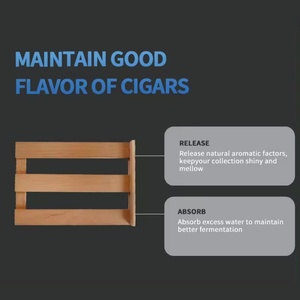 Humidor de cigarros eléctrico Vanace, cajones forrados de cedro español, gabinete de humidor de cigarros con higrómetro Digital - Product Image 6