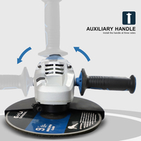 2024 Professionnel 1400W 150mm Chine Outils Vitesse Réglable Outil Électrique Rentable Meuleuse D'angle