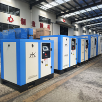 Compresseur d'air Sanjian vis industrielle Portable monophasé 220V 7.5kw 11kw 15kw silencieux 10HP avec réservoir sécheur 600L 1000L