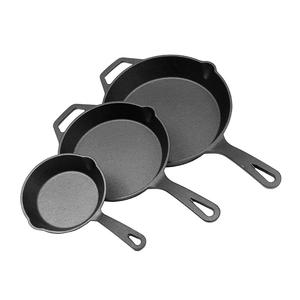 Sartén de hierro fundido presazonada de 6/8/10/12 pulgadas, <span class=keywords><strong>sartenes</strong></span> antiadherentes de hierro fundido con precio de fábrica - Product Image 1
