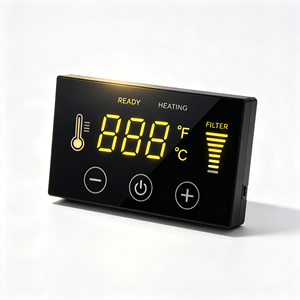 Panel de Control de Calentador de Acuario OEM Personalizado, Adhesivo de PVC PET para Ventana de Visualización de Temperatura con Filtro y Membrana - Product Image 3