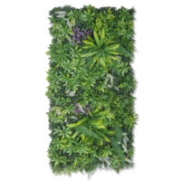 Mur végétal artificiel d'intérieur, haie artificielle, panneaux en plastique pour extérieur, verdure, lianes, herbe, mur végétal artificiel