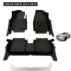 Alfombrillas de Coche TPE Disponibles en Fábrica, Alfombrillas 5D TPE para Coche, OEM Disponible, Ajuste Personalizado, para <span class=keywords><strong>CRATO</strong></span> FORTE 2014-2018 - Product Image 1