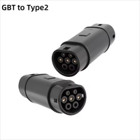 Adaptateur de type 2 vers GBT Prise de charge EV Type 2 vers prise GB/T 16A 32A EV AC monophasé et triphasé