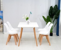 Vente en gros directe d'usine ensemble de salle à manger chaises meubles de table tables de luxe 80*120 tables à manger et 2/4/6/8 chaises de salle à manger