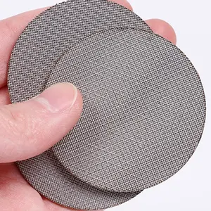 Herbruikbare Aanpassen Size 50um 100um 150um Multilayers Gesinterde Koffie Filter Disc Gesinterde Koffie Filter Mesh