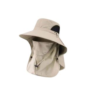 Sombrero de Pescador Primavera-Verano 2026, Protección Facial y de Cuello Integrada, Sombrero con Protección Solar, Personalización al por Mayor - Product Image 1