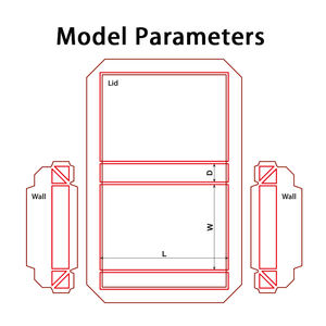 磁気閉鎖フリップトップ付き段ボール包装マグネットボックス大型マットブラックペーパーギフト折りたたみボックス - Product Image 2