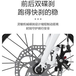 Vélo pliant Wodo 16 pouces avec freins à disque, mini vélo pour adultes et étudiants - Product Image 4