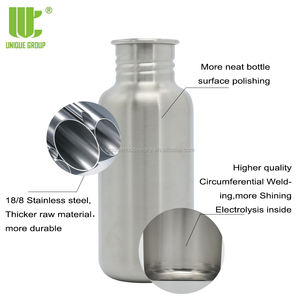 Gourde en acier inoxydable pour verres à vin, contenant couvercle Unique, de qualité supérieure, 12oz, 18oz, 27oz, 40oz, 1 pièce - Product Image 3