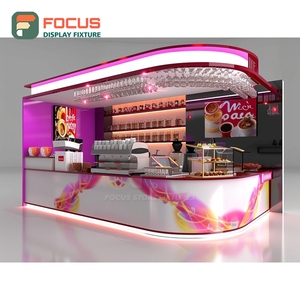 Vitrine à café de luxe avec façade en verre trempé, espace de présentation pour sachets de café, vitrine de magasin pour café - Product Image 3