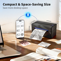 Imprimante d'étiquettes thermiques portable 4x6 sans fil pour la livraison, l'expédition sur site, les entreprises et l'utilisation en entrepôt