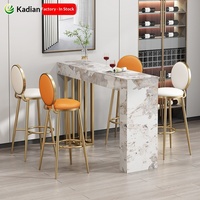 Comptoir de bar moderne en pierre de quartz, style luxe léger, minimaliste, haut de gamme, avec rangement, pour usage commercial et domestique, style italien