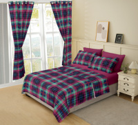 Parure de lit de luxe 8 pièces imprimée végétale, taille King, avec rideaux, 400 fils/cm², pour chambre à coucher, vente en gros