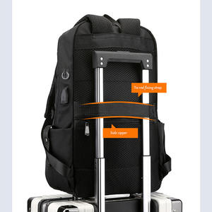 Sac à dos pour ordinateur portable à dos souple personnalisé, sac à dos scolaire populaire, fermeture USB, doublure en polyester, sac à dos pour ordinateur - Product Image 3