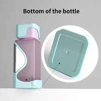 Flacon de parfum carré en verre givré avec logo personnalisé, 100 ml, flacons de luxe avec vaporisateur, emballage en boîte et étiquette métallique