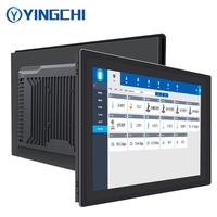 YINGCHI Win11 J6412 casing Tablet PC, 10.1 inci resolusi 1280*800 otomatis industri paduan aluminium desain tanpa kipas tahan air