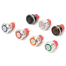 12V Led Light Square Led Push Button Switch Game Machine Push Square Game Arcade Machine Push Button Start