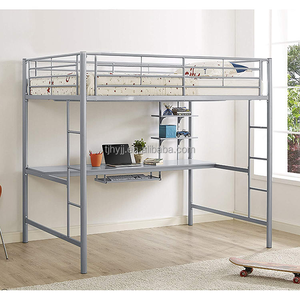 <span class=keywords><strong>Lit</strong></span> mezzanine moderne et compact avec bureau intégré et armoire de rangement complète <span class=keywords><strong>pour</strong></span> appartements <span class=keywords><strong>studio</strong></span>, dortoirs <span class=keywords><strong>étudiant</strong></span>s, entrepôts et villas - Product Image 6