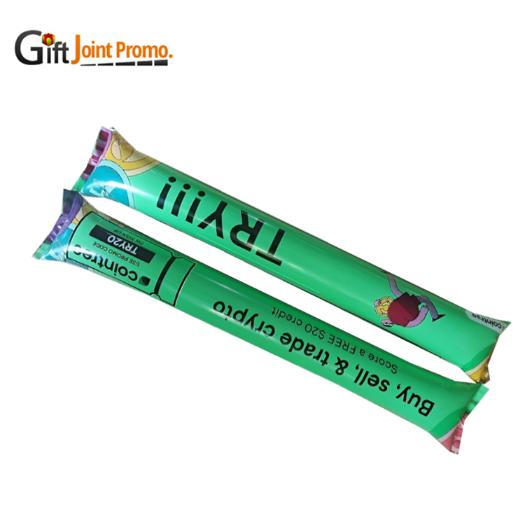 Оптовая продажа печать логотипа Надувной Шар Палку Колотушки реклама надувные шары для аплодисментов в Bang Палку Колотушки