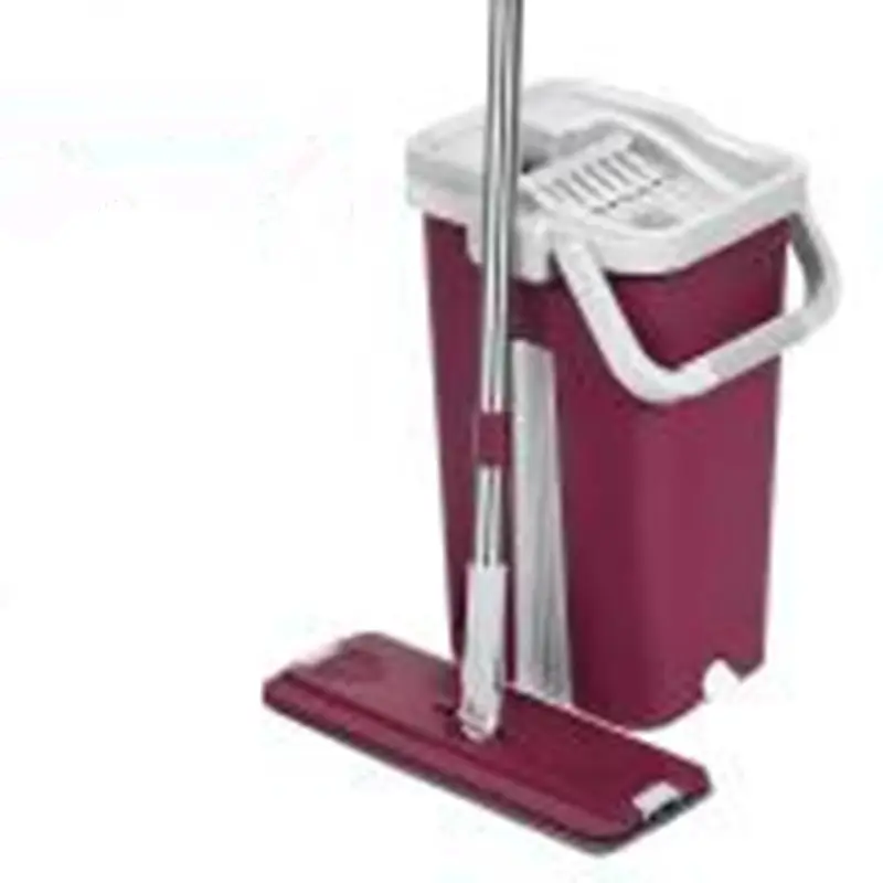 Mop Piso Plano e Balde com Esfregão Conjunto Mãos Livres Home Floor Sistema De Limpeza Microfiber Mop Bucket Floor Cleaning