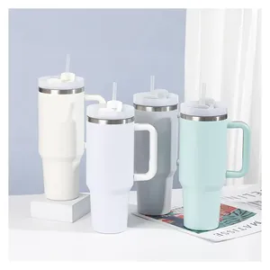 H2.0 40Oz Gương Đen Mạ Bột Tráng Chân Không Cách Điện Kim Loại Cốc Cốc Cốc Cốc Có Nắp Đậy Và Rơm 40Oz Rượu Vang Mát Ly - Product Image 1