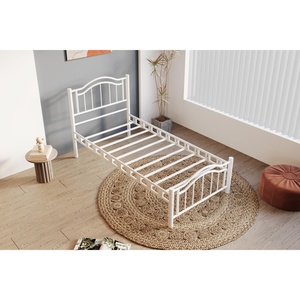BELİNAY Struttura Letto in Metallo Durevole Silenziosa 6 Gambe di Supporto T 10 Listelli Profilati Altezza 28 cm Colori Opachi a - Product Image 6