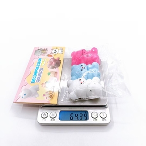 ของเล่นบีบสควิชชี่รูปหมีน่ารักแบบโมจิ ของเล่นบีบคลายเครียดสำหรับเด็กและผู้ใหญ่ ขายส่งแบบใหม่ตามเทรนด์ OEM Taba - Product Image 4