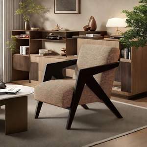 Divano <span class=keywords><strong>moderno</strong></span> monoposto in legno massello divano imbottito per Hotel Park camera da letto e arredi per la casa all'aperto per soggiorno - Product Image 3