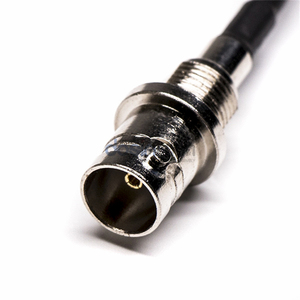 BNC Camera kết nối cáp vách ngăn nữ uốn 180 độ với rg316 - Product Image 3