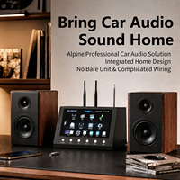 Système audio Hi-Fi BRZHIFI BZ-A720P pour la maison avec lecteur à écran tactile, ensemble complet d'enceintes stéréo pour salon
