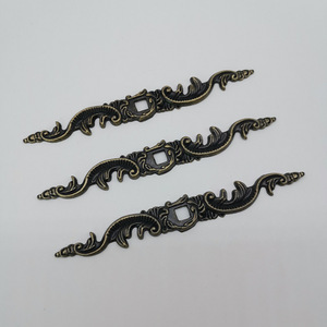 Bande décorative de porte en alliage de zinc style rétro, couleur bronze, série PJL012, bordure de porte - Product Image 3