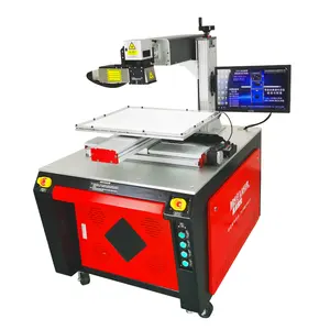 Macchina per marcatura Laser in plastica UV di grandi dimensioni di vendita calda 50w 100w 30w macchina per marcatura Laser a fibra di movimento dell'asse Xy
