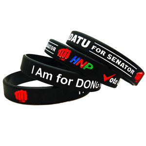 Pulsera de Silicona Personalizada con Diseño Impreso, Resistente al Agua, Color y Logotipo Personalizables - Regalo Promocional - Product Image 1