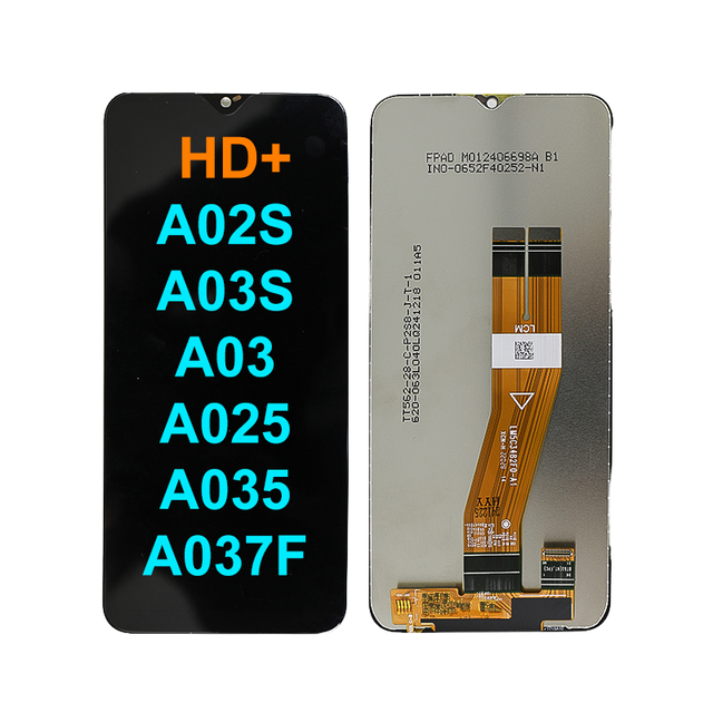 Original Mobile Phone Display LCD Screen Replacement for Samsung Series A02S A03S A03 A025 A035 A037F 1 Year