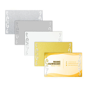 Wholesale Sublimation Metal Name Card Blank Printable Business Card Luxury Personalized Card Custom Metal Gift Card