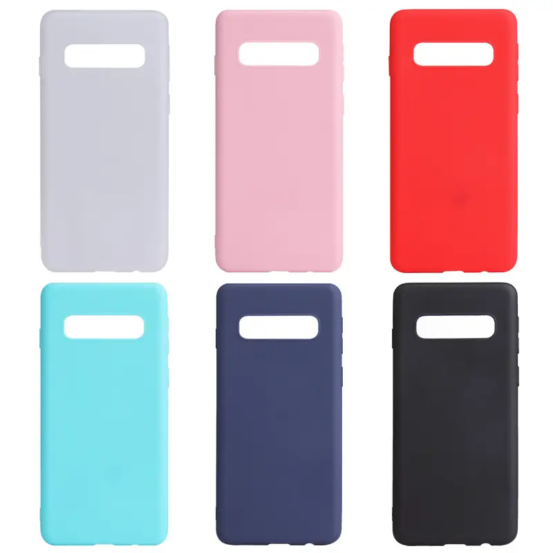 Ultra Thin Shockproof Matte Skin Phone Soft TPU Back Cover Phone Case For Samsung Galaxy S10 S20 Plus NOTE 20