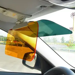 Visor universal para condução em acrílico 2 em 1, proteção anti-reflexo HD, viseira para condução
