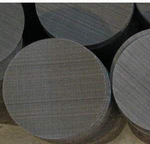 40 50 80 Mesh <strong>Black</strong> <strong>Wire</strong> Cloth <strong>Filter</strong> <strong>Disc</strong> Extruder Mesh Screen For Plastic Rubber Industry - Product Image 4