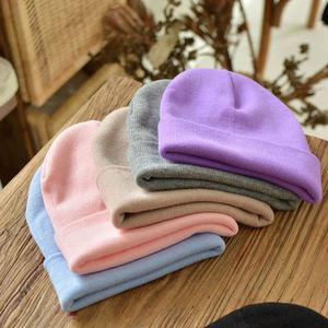 Fashion Wholesale Custom Embroidery Logo Solid Color Acrylic Fiber Warm Winter Beanie with Custom logo Knit <b>Hat</b> Warm <b>Caps</b> - Product Image 6