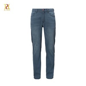 Pantalones Vaqueros de Hombre Estilo Polo, Lavado Vintage, Corte Recto, Moda Urbana, Casual de Negocios, Golf, Ocio, con Bordado - Product Image 1