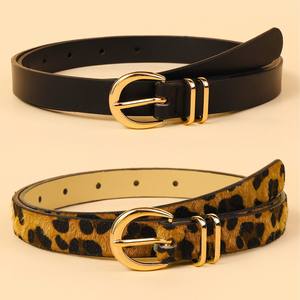 Cinturón de Cuero PU para Mujer con Hebilla de Aleación, Accesorio de Moda para la Cintura, para Uso Casual, Otoño 2024 - Product Image 1